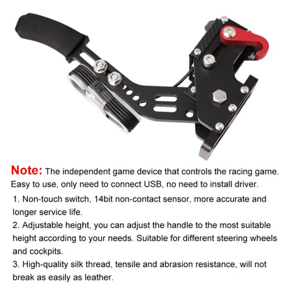 Universal USB Horizontal Drift Rally Racing Handbrake Lever Professional Gaming Peripherals for Racing Games G25/27/29 T500 - Brake System by PMC Jewellery | Online Shopping South Africa | PMC Jewellery | Buy Now Pay Later Mobicred