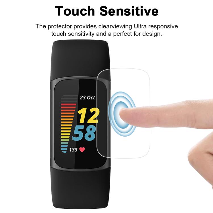 For Fitbit Charge 5 5pcs xDfind Soft Hydrogel Film Full Cover Front Protector - free shipping - PMc TechLife - Order now!