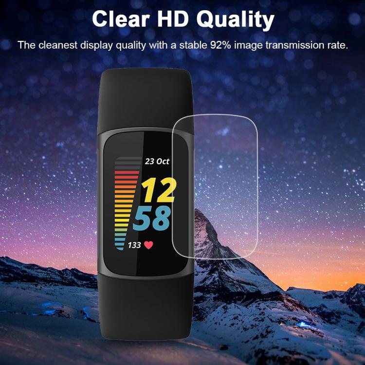 For Fitbit Charge 5 5pcs xDfind Soft Hydrogel Film Full Cover Front Protector - free shipping - PMc TechLife - Order now!