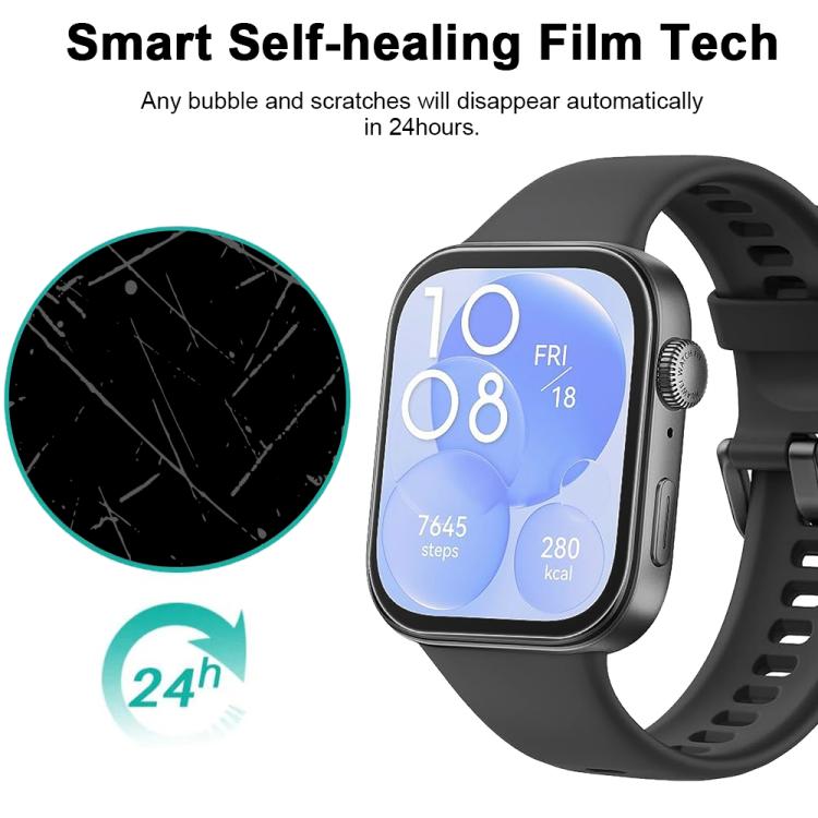 For Huawei Watch Fit 3 5pcs xDfind Soft Hydrogel Film Full Cover Front Protector - free shipping - PMc TechLife - Order now!