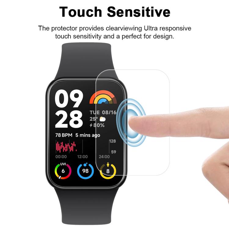 For Xiaomi Mi Band 8 Pro 5pcs xDfind Soft Hydrogel Film Full Cover Front Protector - free shipping - PMc TechLife - Order now!