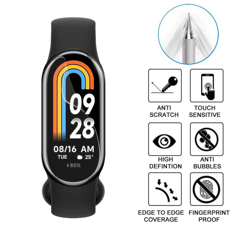 For Xiaomi Mi Band 8 NFC 5pcs xDfind Soft Hydrogel Film Full Cover Front Protector - free shipping - PMc TechLife - Order now!