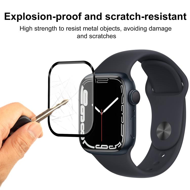 For Apple Watch Series 9 / 8 / 7 41mm 2pcs xDfind Curved 3D Composite Material Soft Film Screen Protector - free shipping - PMc TechLife - Order now!
