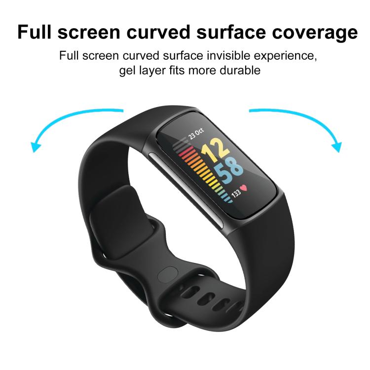 For Fitbit Charge 5 2pcs xDfind Curved 3D Composite Material Soft Film Screen Protector - free shipping - PMc TechLife - Order now!