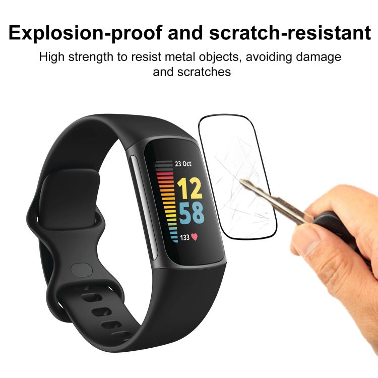 For Fitbit Charge 5 2pcs xDfind Curved 3D Composite Material Soft Film Screen Protector - free shipping - PMc TechLife - Order now!