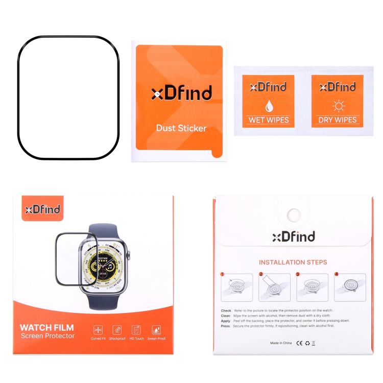 For Xiaomi Redmi Watch 3 Active 2pcs xDfind Curved 3D Composite Material Soft Film Screen Protector - free shipping - PMc TechLife - Order now!