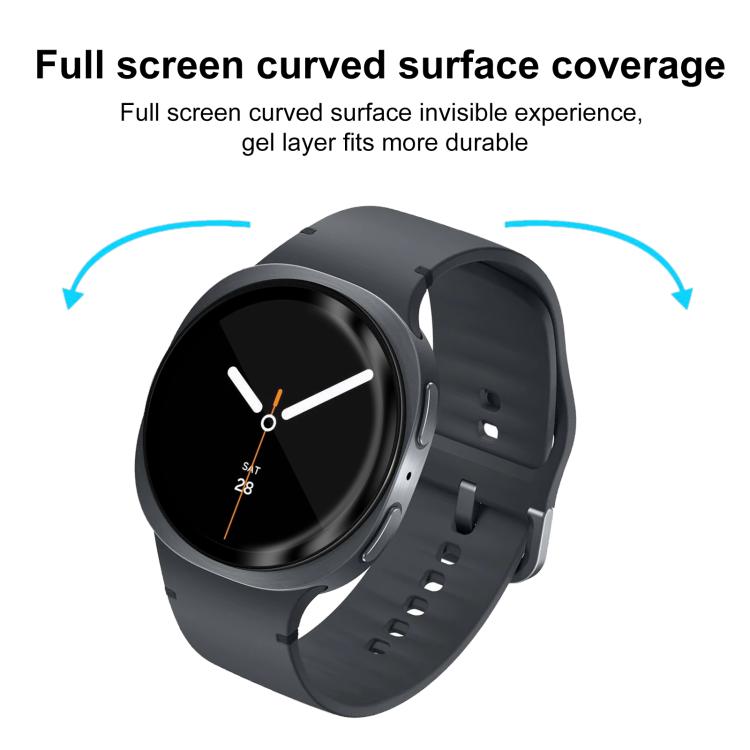 For Samsung Galaxy Watch8 44mm 2pcs xDfind Curved 3D Composite Material Soft Film Screen Protector - free shipping - PMC TechLife - Order now!