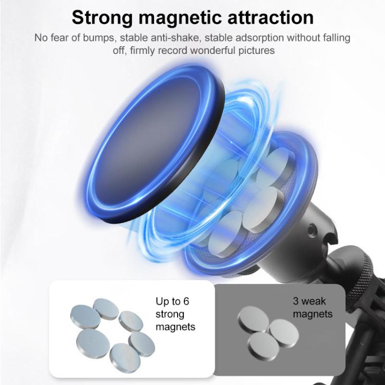 Strong Magnetic Round Base Kit Aluminum Alloy Desktop Base - free shipping - PMC TechLife - Order now!