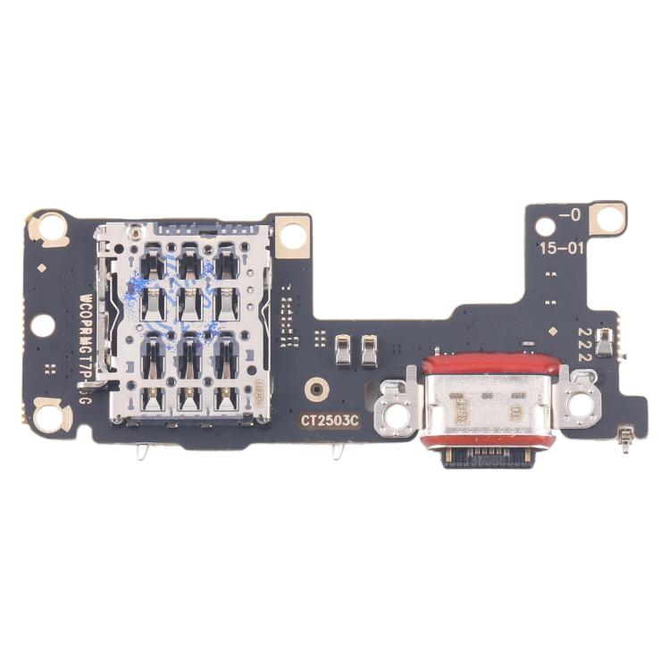 For Realme GT7 Pro Racing Charging Port Board With SIM Card Holder Socket, Not Supporting Fast Charging - free shipping - PMC TechLife - Order now!