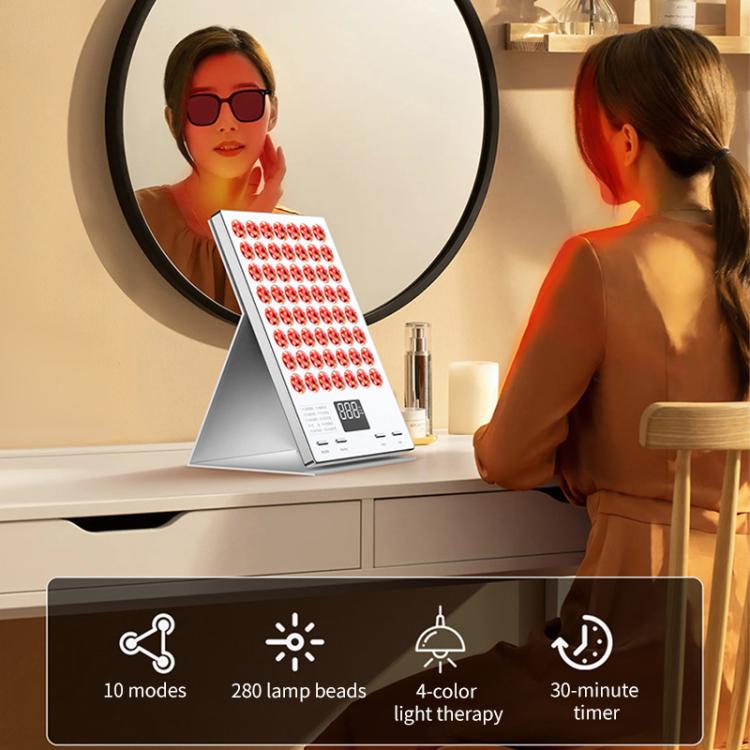 WG-YM-8005 280 LED Lamp Beads Beauty Device Photon Rejuvenation Instrument, EU Plug(White) - free shipping - PMC TechLife - Order now!