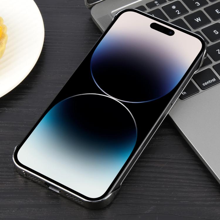For iPhone 14 Pro Electroplating Frameless Frosted Anti-Glare PC MagSafe Phone Case(Titanium Gray) - free shipping - PMC TechLife - Order now!