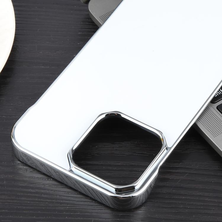 For iPhone 13 Pro Electroplating Frameless Frosted Anti-Glare PC MagSafe Phone Case(Silver White) - free shipping - PMC TechLife - Order now!