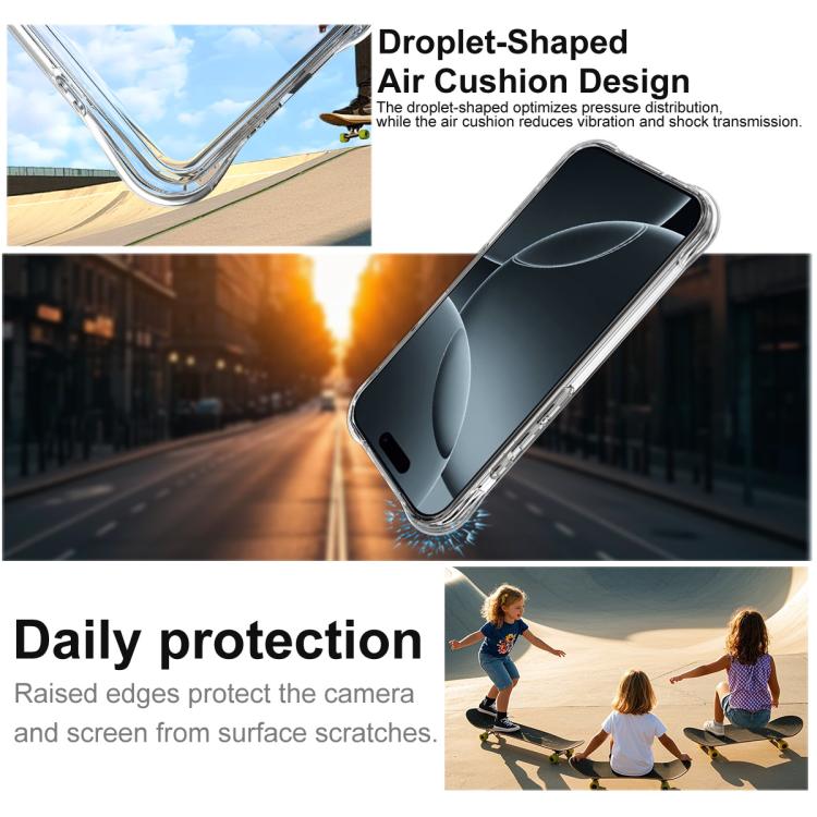 For iPhone 17 Pro imak Shockproof Airbag TPU Phone Case(Transparent) - iPhone 17 Pro Cases by imak | Online Shopping South Africa | PMC TechLife | Buy Now Pay Later Mobicred