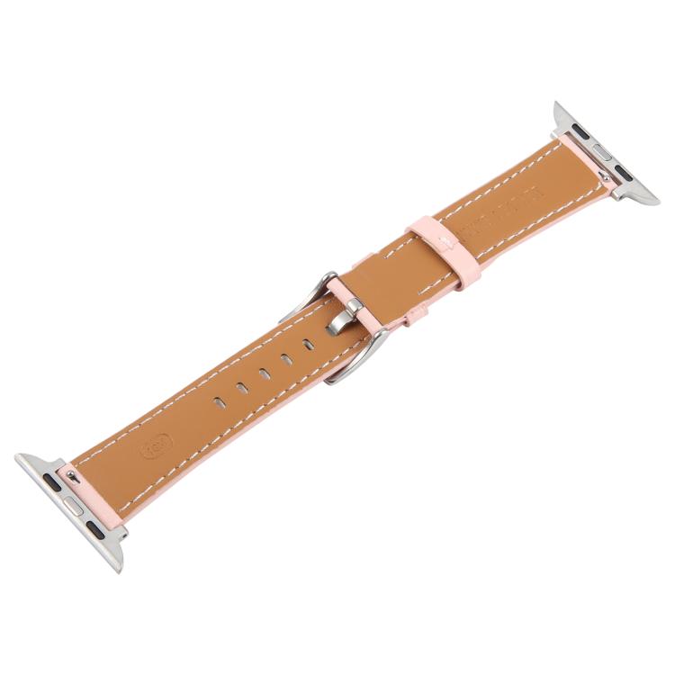 For Apple Watch 46mm / 49mm / 45mm / 44mm Silk Microfiber Leather Watch Band(Pink) - Watch Bands by PMC TechLife | Online Shopping South Africa | PMC TechLife | Buy Now Pay Later Mobicred