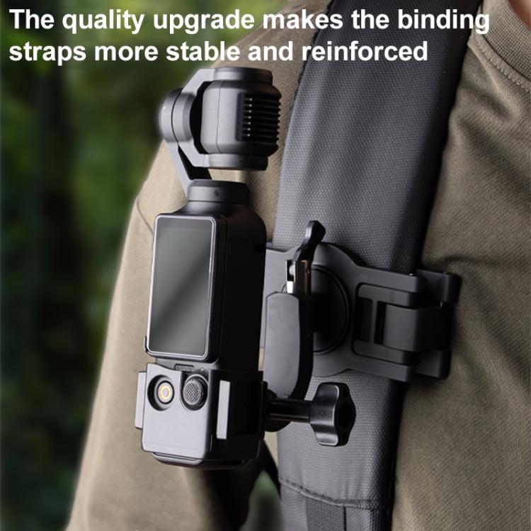 For DJI Osmo Pocket 3 Adapter Expansion Bracket Frame with Backpack Clip - free shipping - PMC TechLife - Order now!
