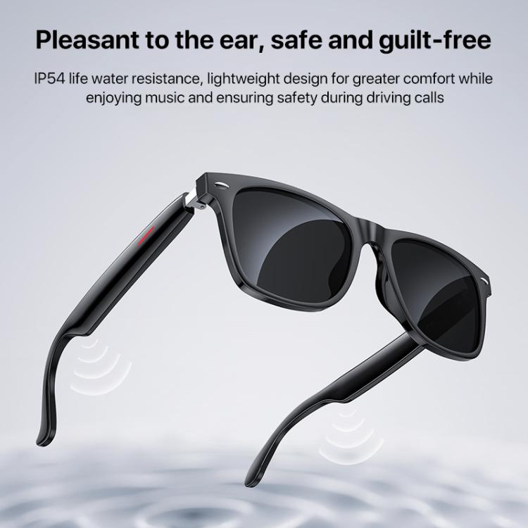 Yesido IO35 Smart Music Glasses IP54 Waterproof Support BT Call(Black) - free shipping - PMC TechLife - Order now!