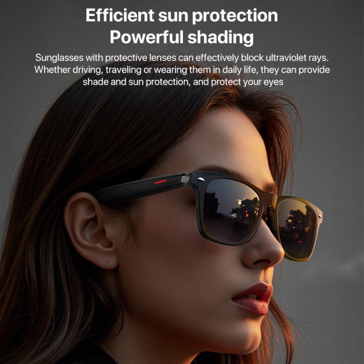 Yesido IO35 Smart Music Glasses IP54 Waterproof Support BT Call(Black) - free shipping - PMC TechLife - Order now!