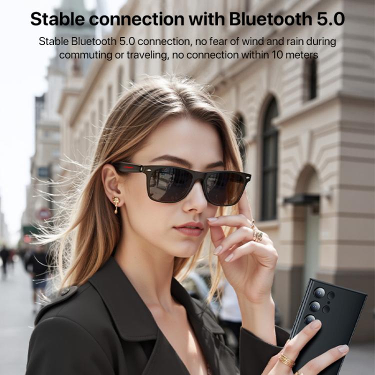 Yesido IO35 Smart Music Glasses IP54 Waterproof Support BT Call(Black) - free shipping - PMC TechLife - Order now!