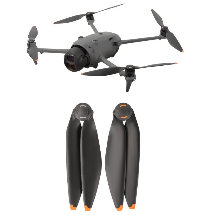 For DJI Mavic 4 Pro Sunnylife 1158F Quick-Release Propellers Blades, Type:One Pair(Orange Tip) - free shipping - PMC TechLife - Order now!