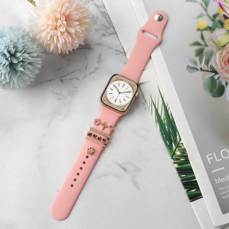 Smart Watch Band Decorative Ring Metal Accessories(Dog Paw Heart) - free shipping - PMC TechLife - Order now!