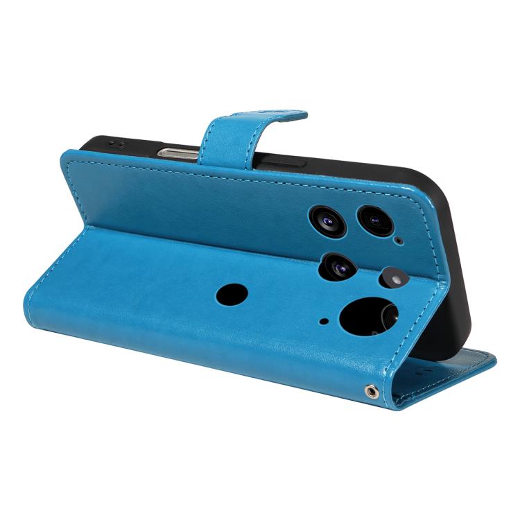 For Nothing Phone 3 Cat and Bee Embossed Flip Leather Phone Case(Blue) - free shipping - PMC TechLife - Order now!