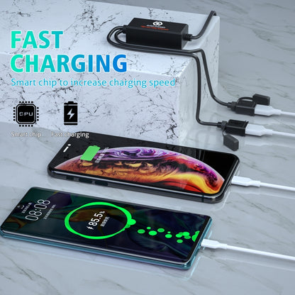 WUPP CS-1186A1 Motorcycle SAE Dual USB Fast Charging Charger - Battery Charger by WUPP | Online Shopping South Africa | PMC Jewellery