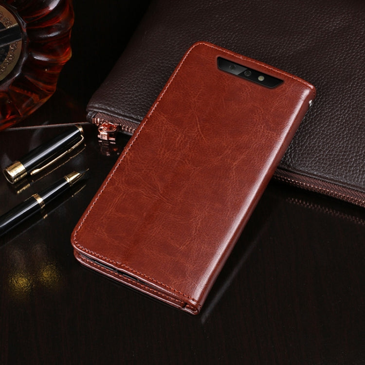 For Blackview BV5500 idewei Crazy Horse Texture Horizontal Flip Leather Case with Holder & Card Slots & Wallet(Sky Blue) - More Brand by idewei | Online Shopping South Africa | PMC TechLife | Buy Now Pay Later Mobicred