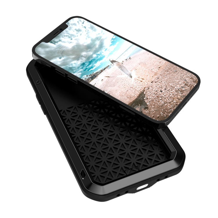 For iPhone 12 Pro LOVE MEI Metal Shockproof Life Waterproof Dustproof Protective Case(Army Green) - iPhone 12 / 12 Pro Cases by LOVE MEI | Online Shopping South Africa | PMC Jewellery