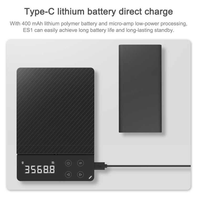8KG Original Xiaomi Youpin DUKA ES1 Kitchen LCD Digital High-precision Electronic Scale - Kitchen Scales by Xiaomi | Online Shopping South Africa | PMC TechLife | Buy Now Pay Later Mobicred