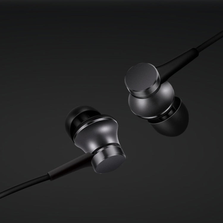 Original Xiaomi Mi In-Ear Headphones Basic Earphone with Wire Control + Mic, Support Answering and Rejecting Call(Black) - Normal Style Earphone by Xiaomi | Online Shopping South Africa | PMC Jewellery | Buy Now Pay Later Mobicred