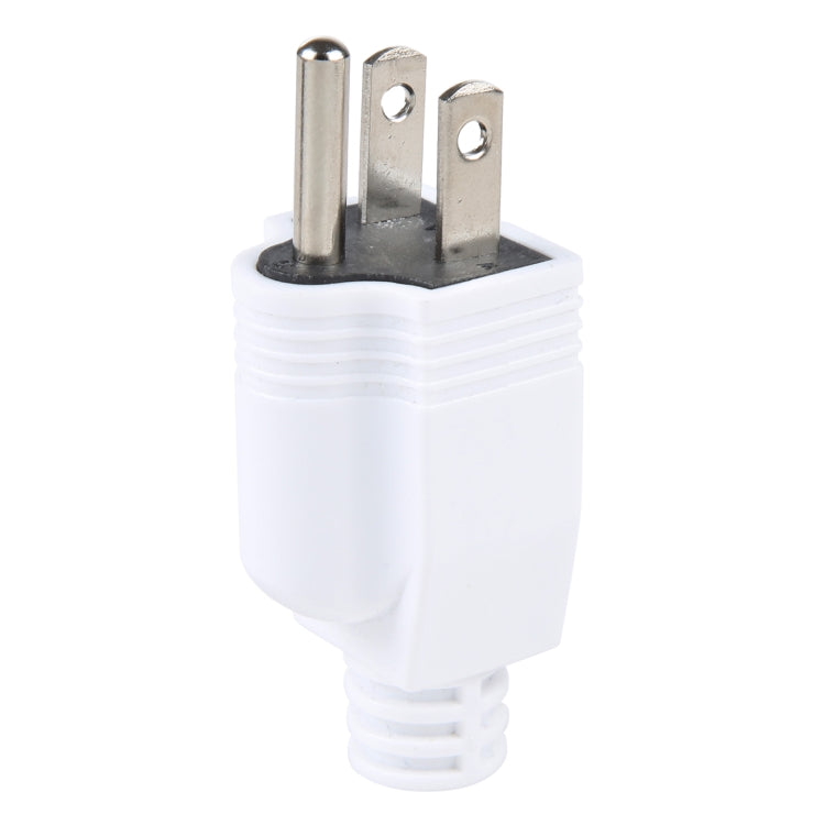 US Plug Male AC Wall Universal Travel Power Socket Plug Adapter (White) - Plug Adaptor by PMC TechLife | Online Shopping South Africa | PMC TechLife