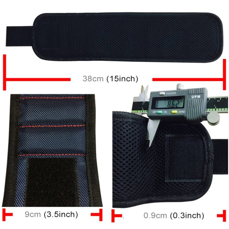 1680D Oxford Cloth Pocket Magnetic Wristband Storage Pockets Tool(Blue) - Storage Bags & Boxes by PMC TechLife | Online Shopping South Africa | PMC TechLife