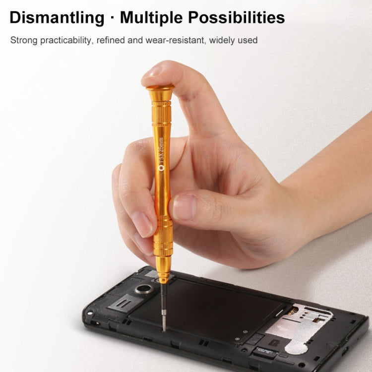 JF-658-0.8 Metal Mobile Phone Repair Tool Five Star Screwdriver - Screwdriver by PMC TechLife | Online Shopping South Africa | PMC TechLife
