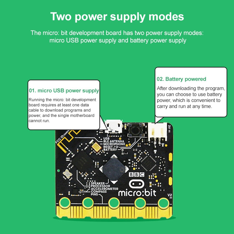 Yahboom BBC Offical New Micro:bit V2/V1.5 Board Separate Board - Boards & Shields by YAHBOOM | Online Shopping South Africa | PMC Jewellery | Buy Now Pay Later Mobicred