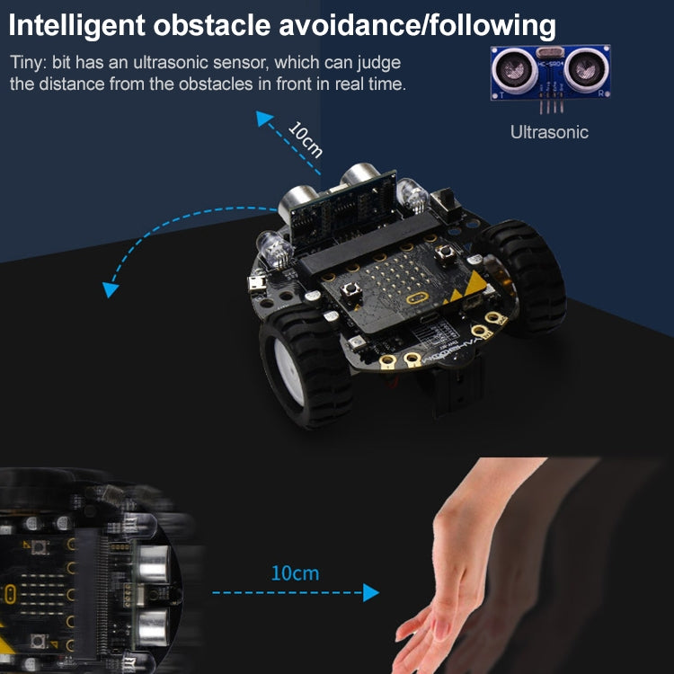 Yahboom Tinybit Smart Robot Car Compatible with Micro:bit V2/1.5 board, without Micro:bit V2/V1.5 Board - free shipping - PMC TechLife - Order now!