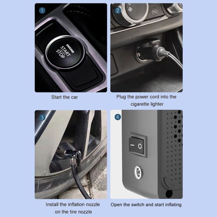 12V Portable Car Tire Air Pump Style:Mechanical Version - Inflatable Pump by PMC TechLife | Online Shopping South Africa | PMC TechLife