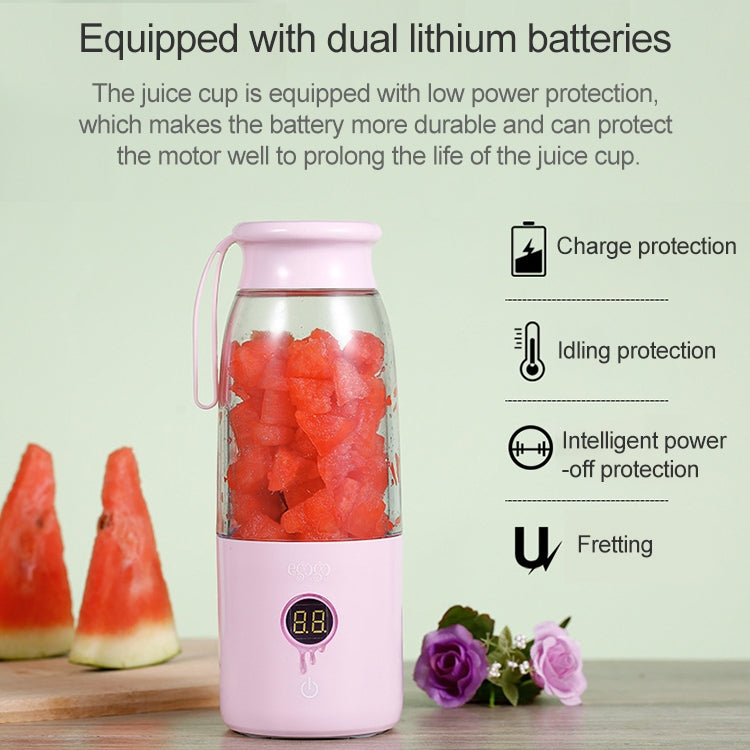 Vitamer USB Mini Portable Juicer Juice Blender Lemon Fruit Squeezers Reamers Bottle (Pink) - Electric juicers by PMC Jewellery | Online Shopping South Africa | PMC Jewellery | Buy Now Pay Later Mobicred