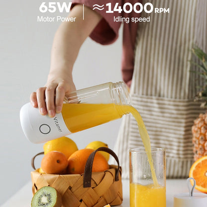 Vitamer USB Mini Portable Juicer Juice Blender Lemon Fruit Squeezers Reamers Bottle (White) - Electric juicers by PMC Jewellery | Online Shopping South Africa | PMC Jewellery | Buy Now Pay Later Mobicred