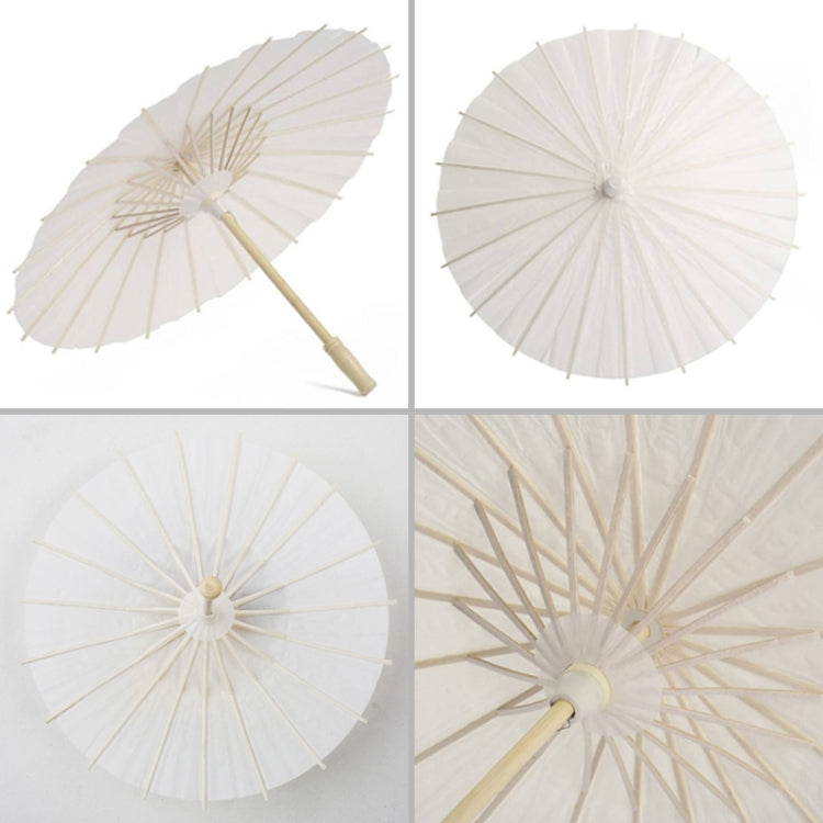 Indoor Aerial Creative Background Layout Corridor Classroom Paper Umbrella Hanging Wall Decoration, Diameter: 40cm(White) - Ornaments by PMC Jewellery | Online Shopping South Africa | PMC Jewellery