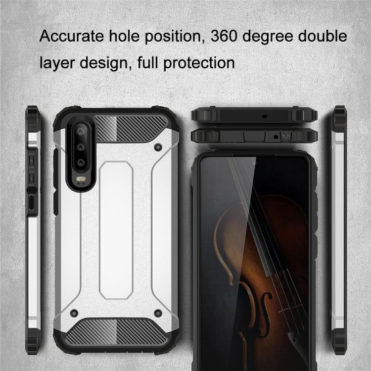 Magic Armor TPU + PC Combination Case for Huawei P30 (Red) - Huawei Cases by PMC TechLife | Online Shopping South Africa | PMC TechLife