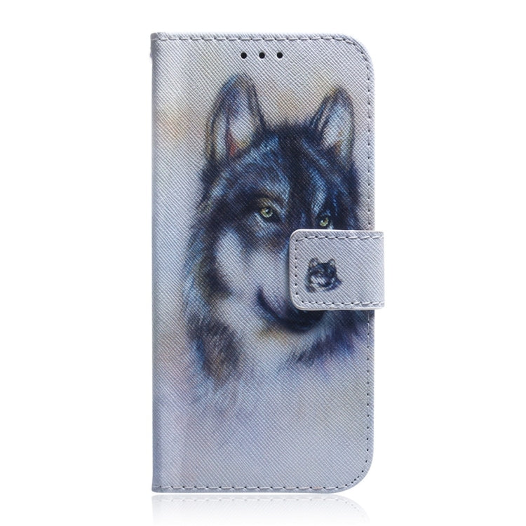 White Wolf Pattern Coloured Drawing Horizontal Flip Leather Case for Huawei Mate 20 Pro, with Holder & Card Slots & Wallet - Huawei Cases by PMC Jewellery | Online Shopping South Africa | PMC Jewellery