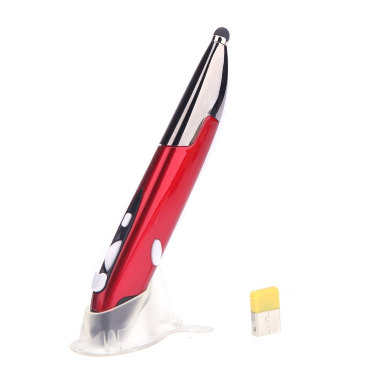 2.4GHz Innovative Pen-style Handheld Wireless Smart Mouse for PC Laptop(Red) - Wireless Mice by PMC Jewellery | Online Shopping South Africa | PMC Jewellery | Buy Now Pay Later Mobicred