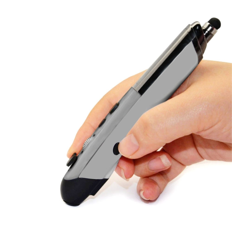 PR-08 2.4G Innovative Pen-style Handheld Wireless Smart Mouse, Effective Distance: 10m(Grey) - free shipping - PMC Jewellery - Order now!