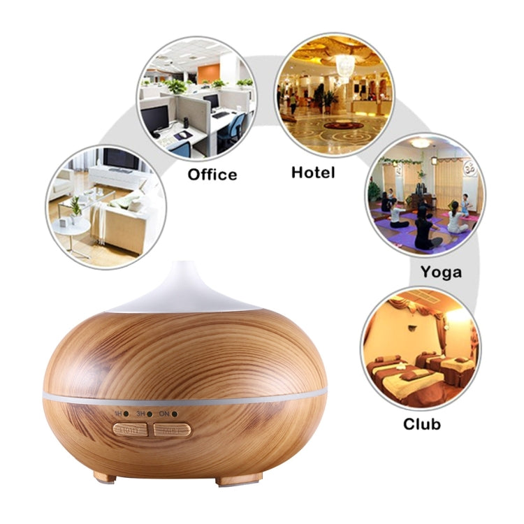 10W 150mL Wood Grain Aromatherapy Air Purifier Humidifier with LED Light for Office / Home Room(Brown) - Air Purifiers & Accessories by PMC Jewellery | Online Shopping South Africa | PMC Jewellery | Buy Now Pay Later Mobicred