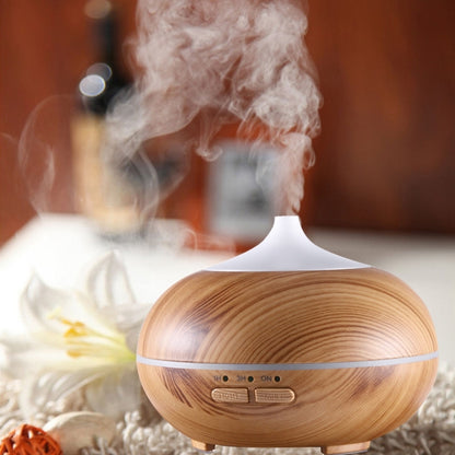 10W 150mL Wood Grain Aromatherapy Air Purifier Humidifier with LED Light for Office / Home Room(Brown) - Air Purifiers & Accessories by PMC Jewellery | Online Shopping South Africa | PMC Jewellery | Buy Now Pay Later Mobicred