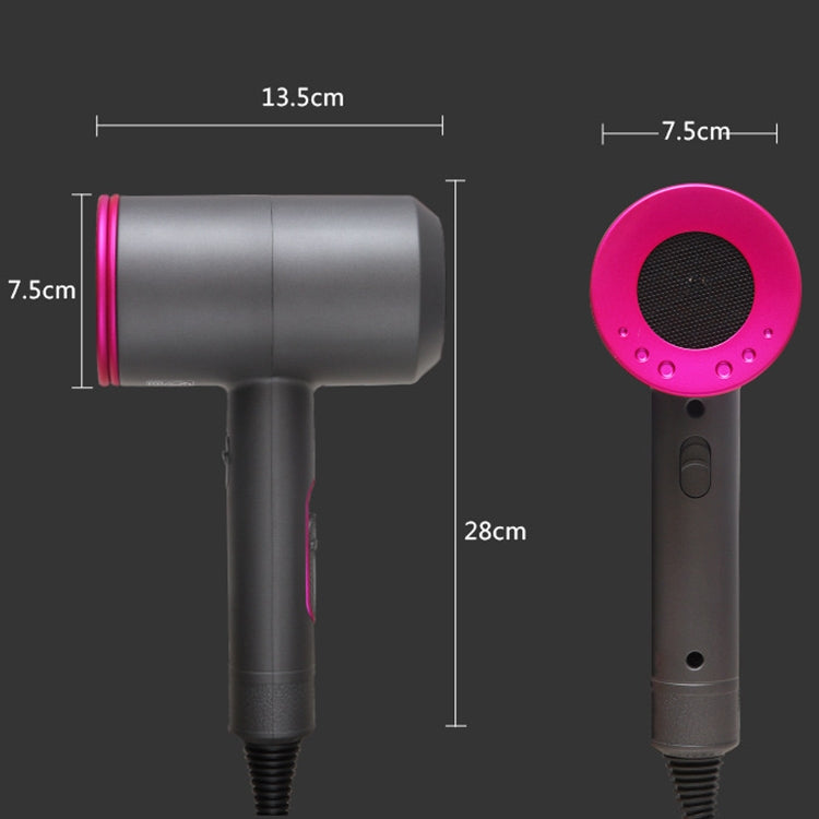 High-power 2000W Anionic Cold Hot Air Constant Temperature Hair Dryer, UK Plug(Grey+Blue) - Hair Dryers & Accessories by PMC TechLife | Online Shopping South Africa | PMC TechLife | Buy Now Pay Later Mobicred