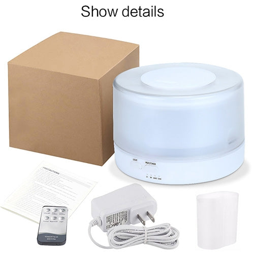 T700 Remote Control Clear White Air Humidifier Automatic Alcohol Sprayer Essential Oil Diffuser Ultrasonic Mist Maker Ultrasonic Aroma Diffuser Atomizer Color LED, Capacity: 700ml, DC 24V, US Plug - Air Purifiers & Accessories by PMC Jewellery | Online Shopping South Africa | PMC Jewellery | Buy Now Pay Later Mobicred