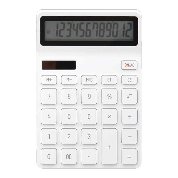 Original Xiaomi Youpin LEMO Rice Calculator 12-bit LED Display ABS Material 6 Degree Angle(White) - Calculator by Xiaomi | Online Shopping South Africa | PMC TechLife | Buy Now Pay Later Mobicred
