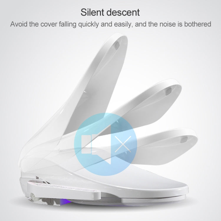 V Shape Multi-function Bathroom Automatic Cleaning Heating Intelligent Flush Toilet Cleaner Cover - Smart Kitchen and Toilet by PMC TechLife | Online Shopping South Africa | PMC TechLife | Buy Now Pay Later Mobicred