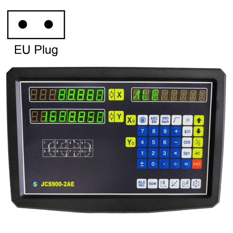 JCS900-2AE Two Axes Digital Readout Display Milling Lathe Machine, EU Plug - free shipping - PMC Jewellery - Order now!